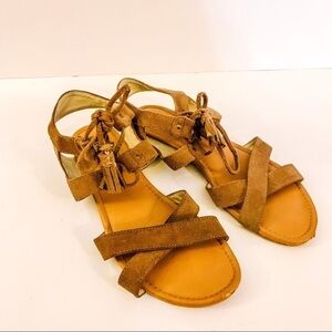 Steve Madden Darlynn Laceup Sandals SZ 7.5